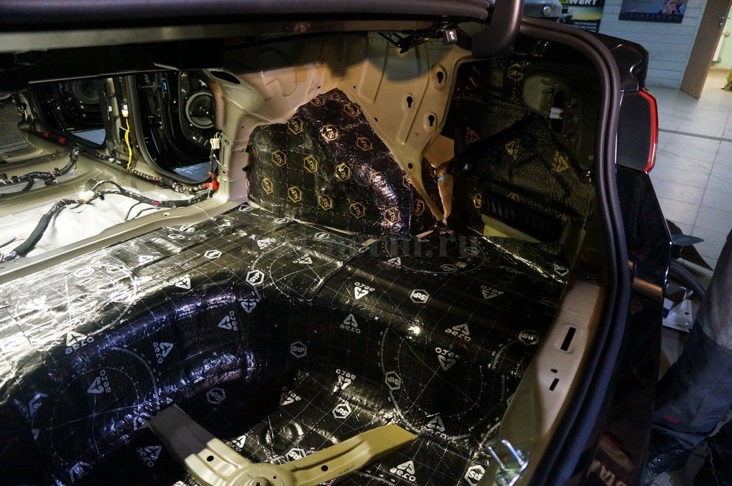 KIA Optima - шумоизоляция багажника