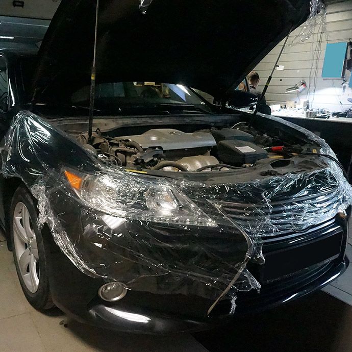 Lexus ES250 - Установка охранного комплекса