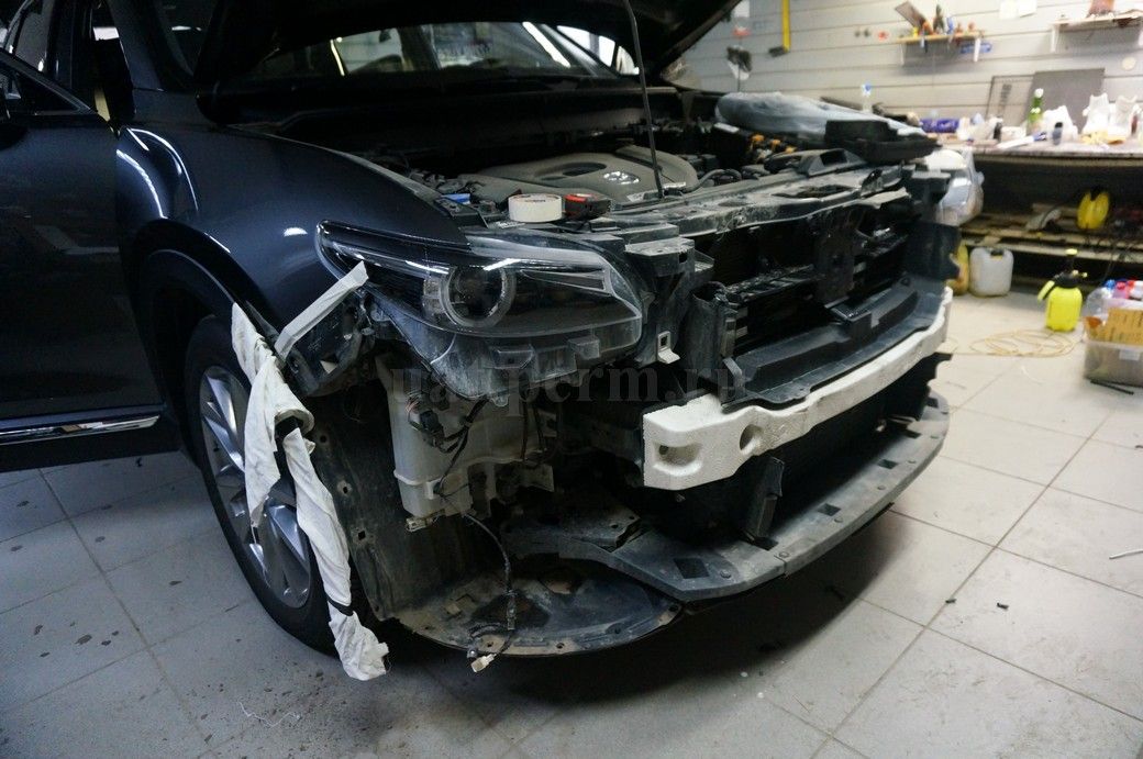Mazda CX-9 - установка охранного комплекса