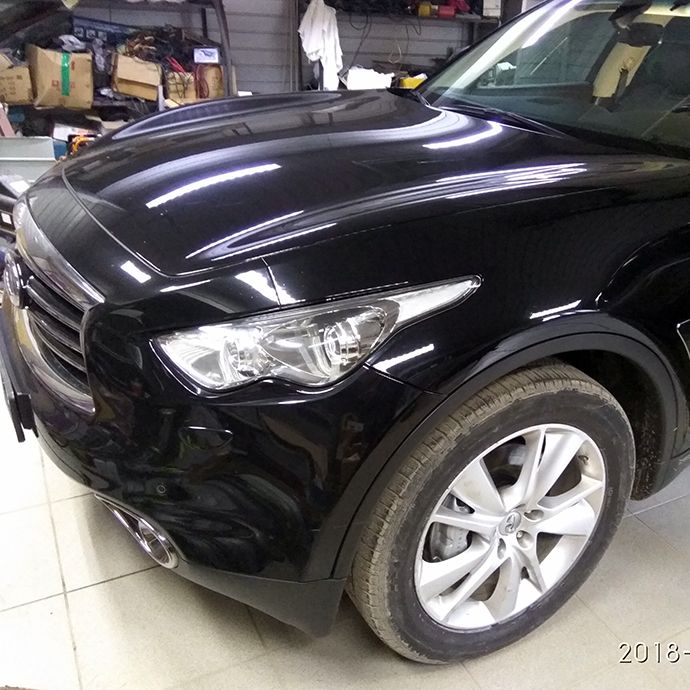 Infiniti FX35 - Ремонт и покраска кожи