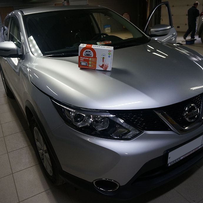 Nissan Qashqai - Установка автосигнализации StarLine A93