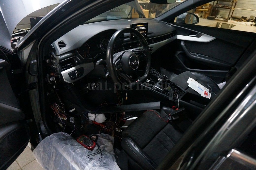 Установка автосигнализации StarLine S96 на Audi A4
