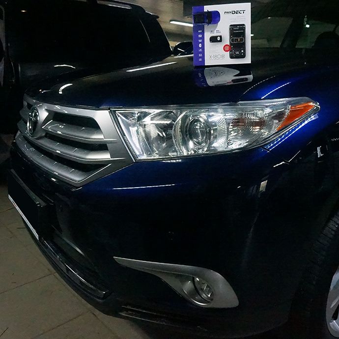 Toyota Highlander - Установка охранного комплекса
