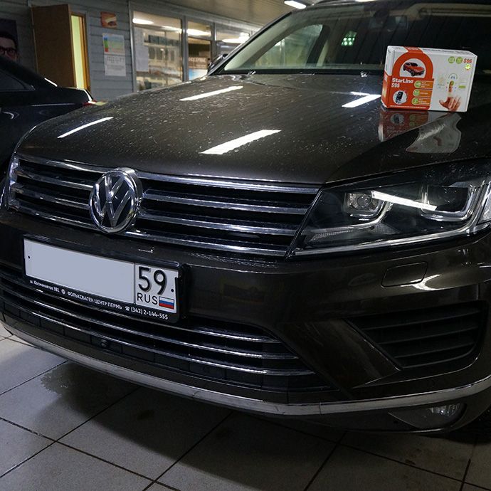 VW Touareg - Установка автосигнализации StarLine S96