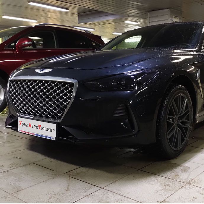Установка автосигнализации Pandora DXL 4710 на Genesis G70