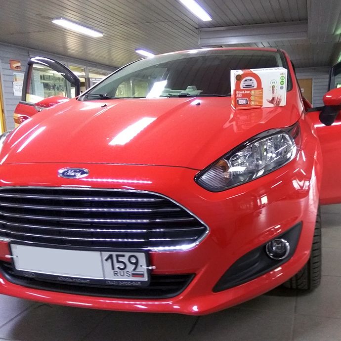 Ford Fiesta - Установка автосигнализации StarLine A93