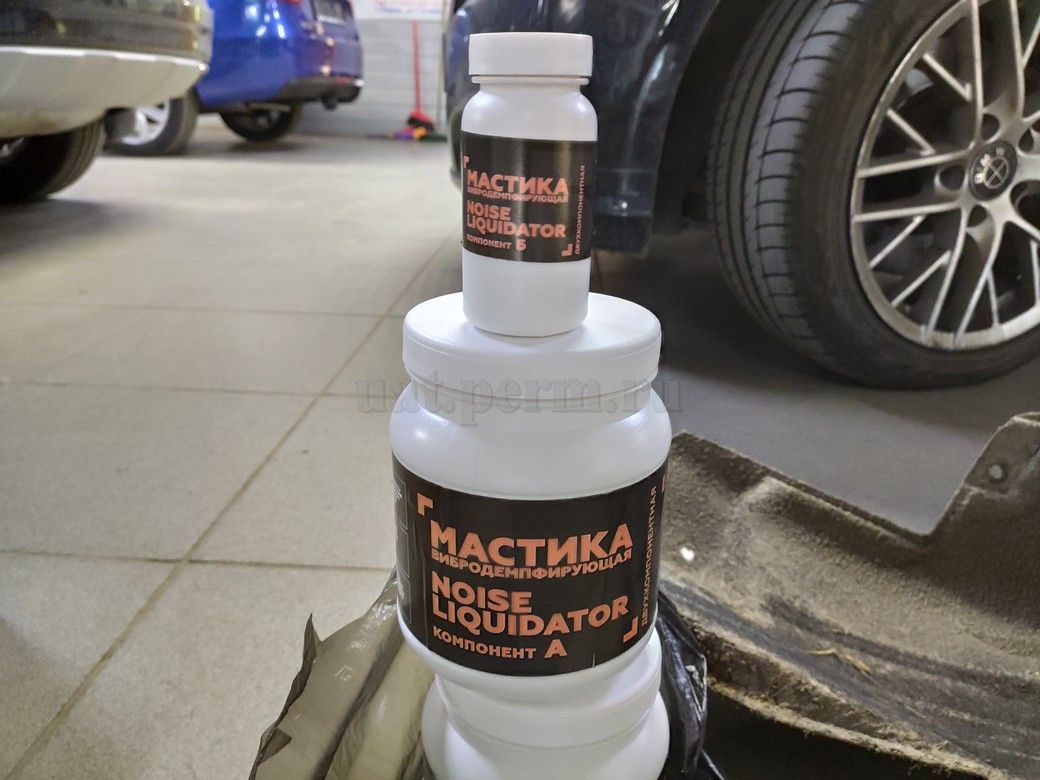 Toyota Highlander - шумоизоляция колесных арок