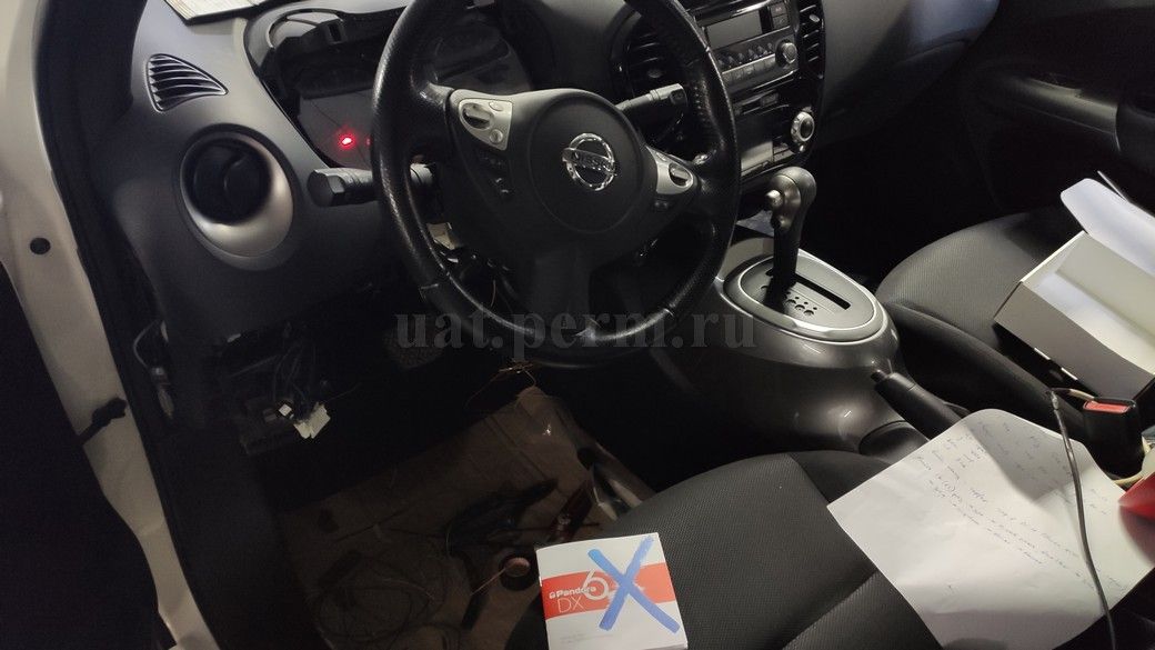 Nissan Juke - Установка автосигнализации Pandora DX-6X