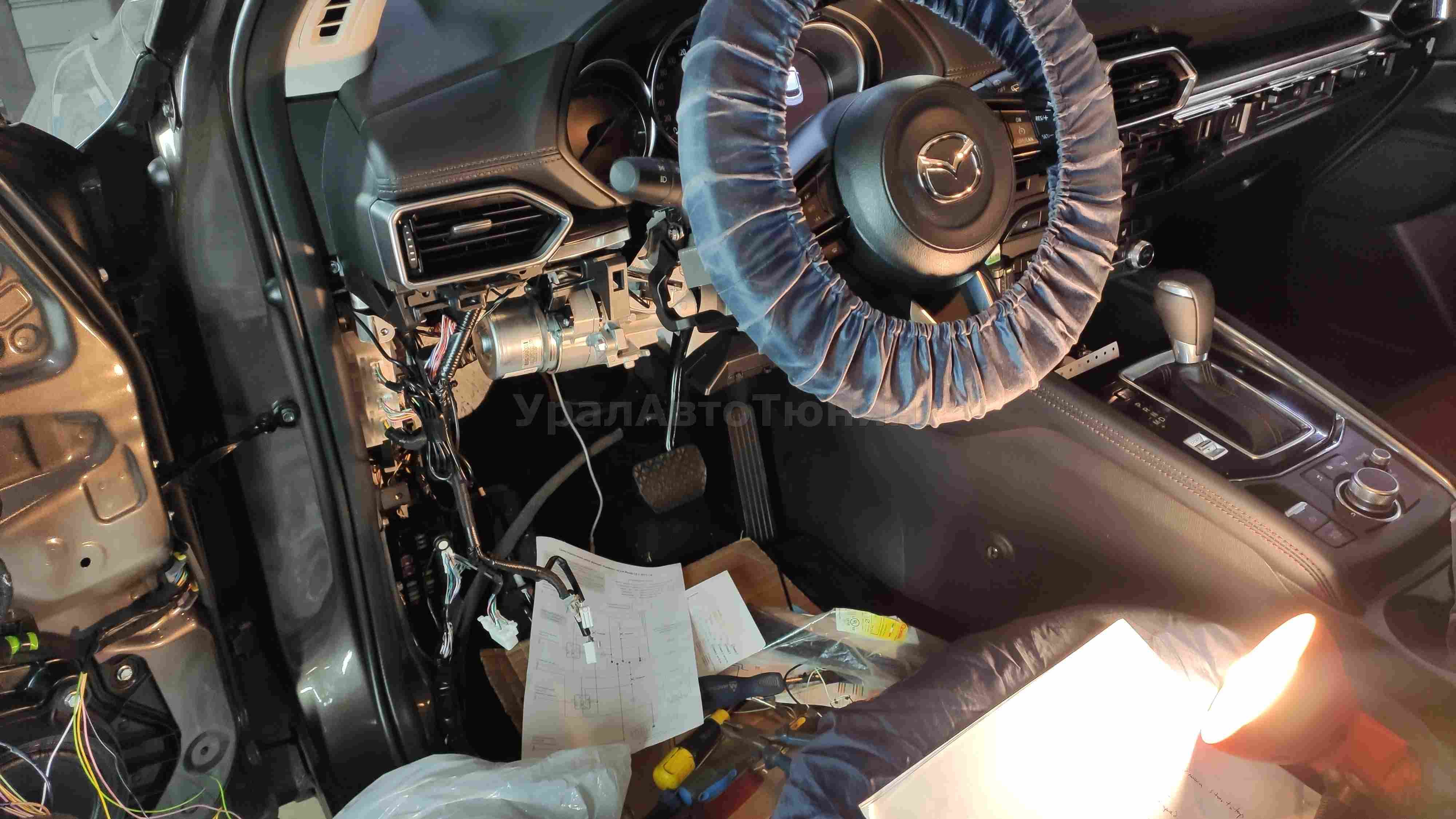 Установка автосигнализации StarLine E96 (v.2) на Mazda CX5
