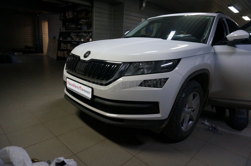 Skoda Kodiaq - установка автосигнализации StarLine A93
