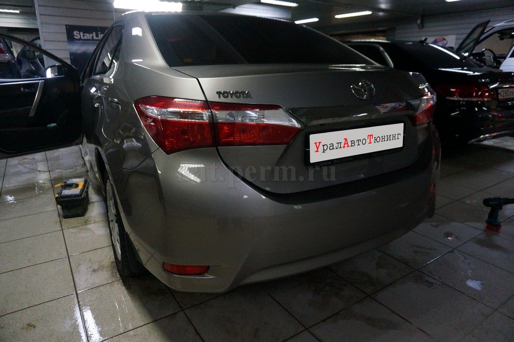 Toyota Corolla - установка автосигнализации StarLine A93