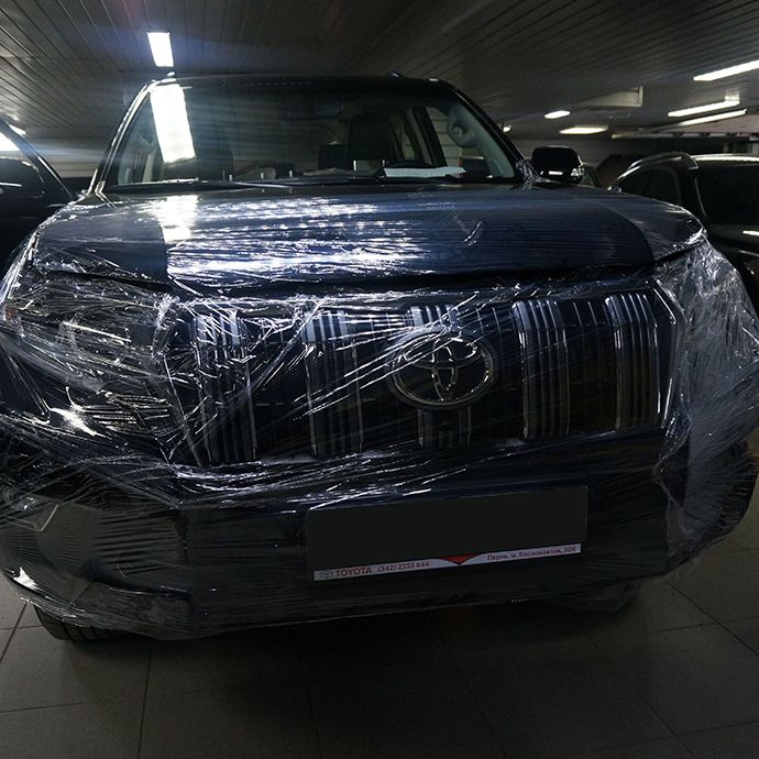 Toyota Land Cruiser Prado - Установка охранного комплекса