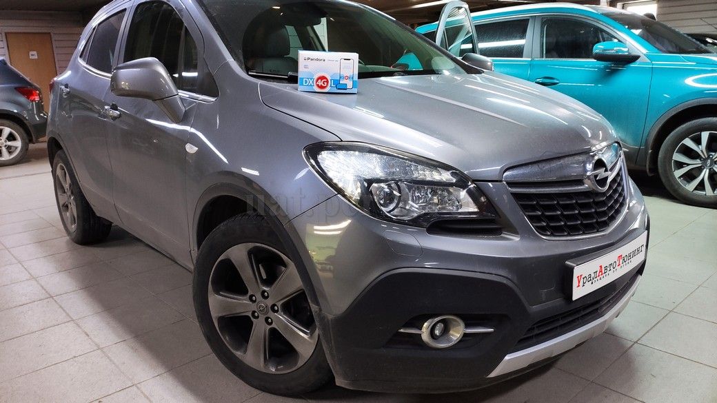 Установка автосигнализации Pandora DX-4GL на Opel Mokka