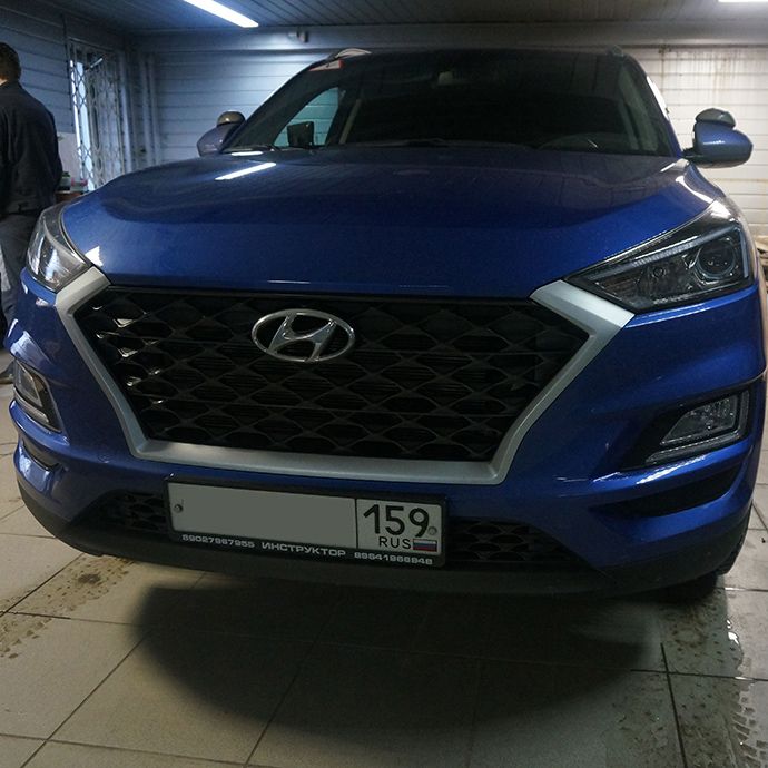 Hyundai Tucson - установка фаркопа