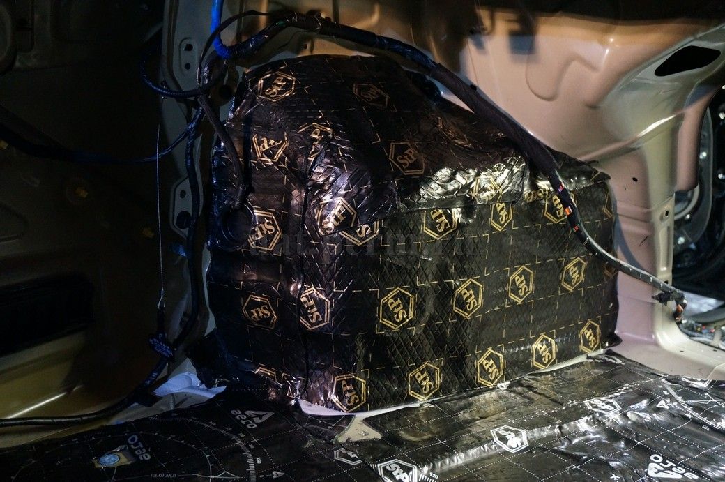 KIA Optima - шумоизоляция багажника