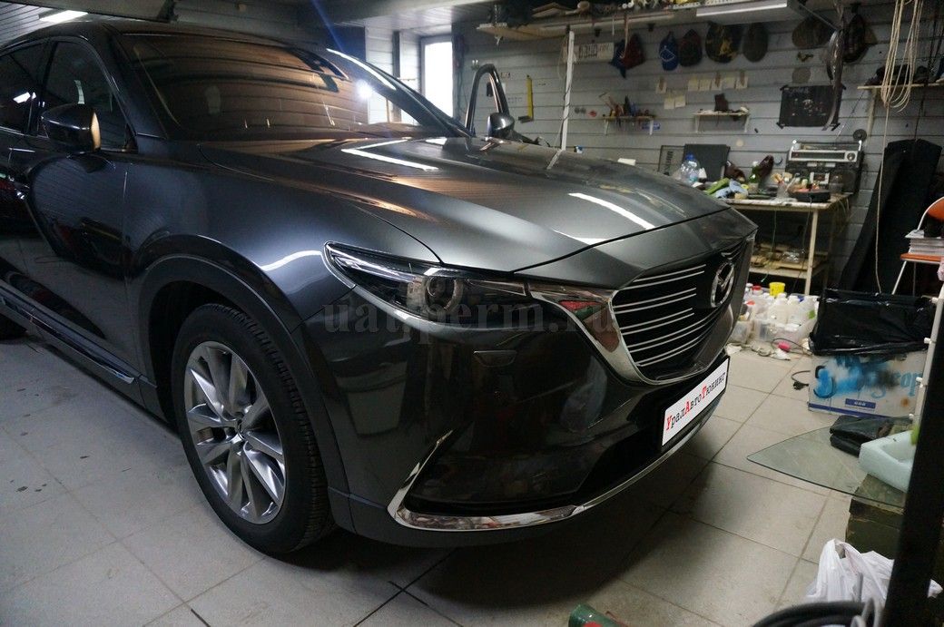 Mazda CX-9 - установка охранного комплекса
