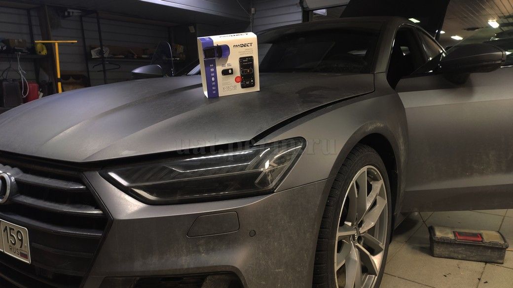 Audi A7 - установка автосигнализации Pandect X-1800BT