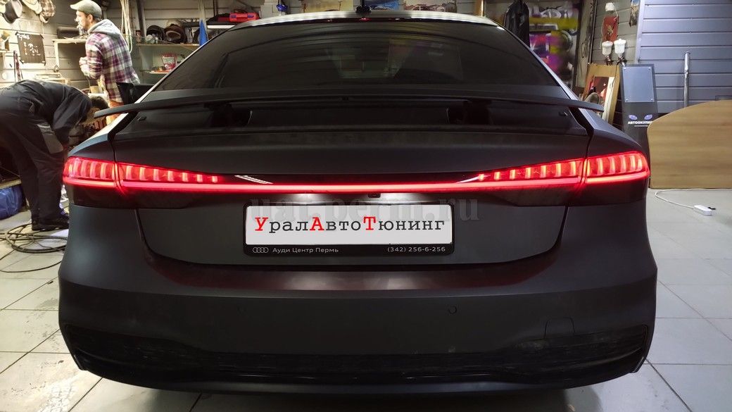 Audi A7 - установка автосигнализации Pandect X-1800BT