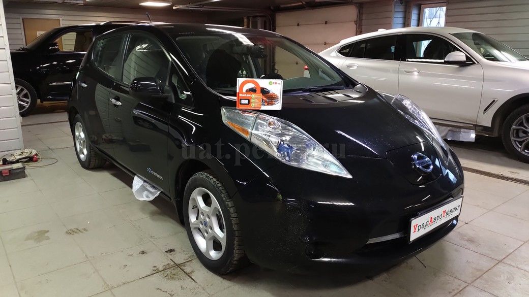 Nissan Leaf - установка автосигнализации StarLine E96 v2 BT