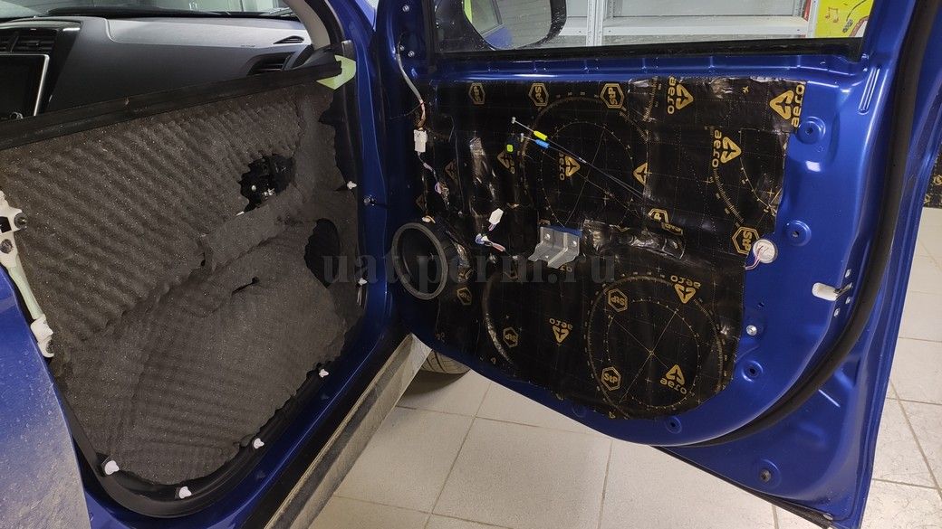 Шумоизоляция дверей Mitsubishi ASX