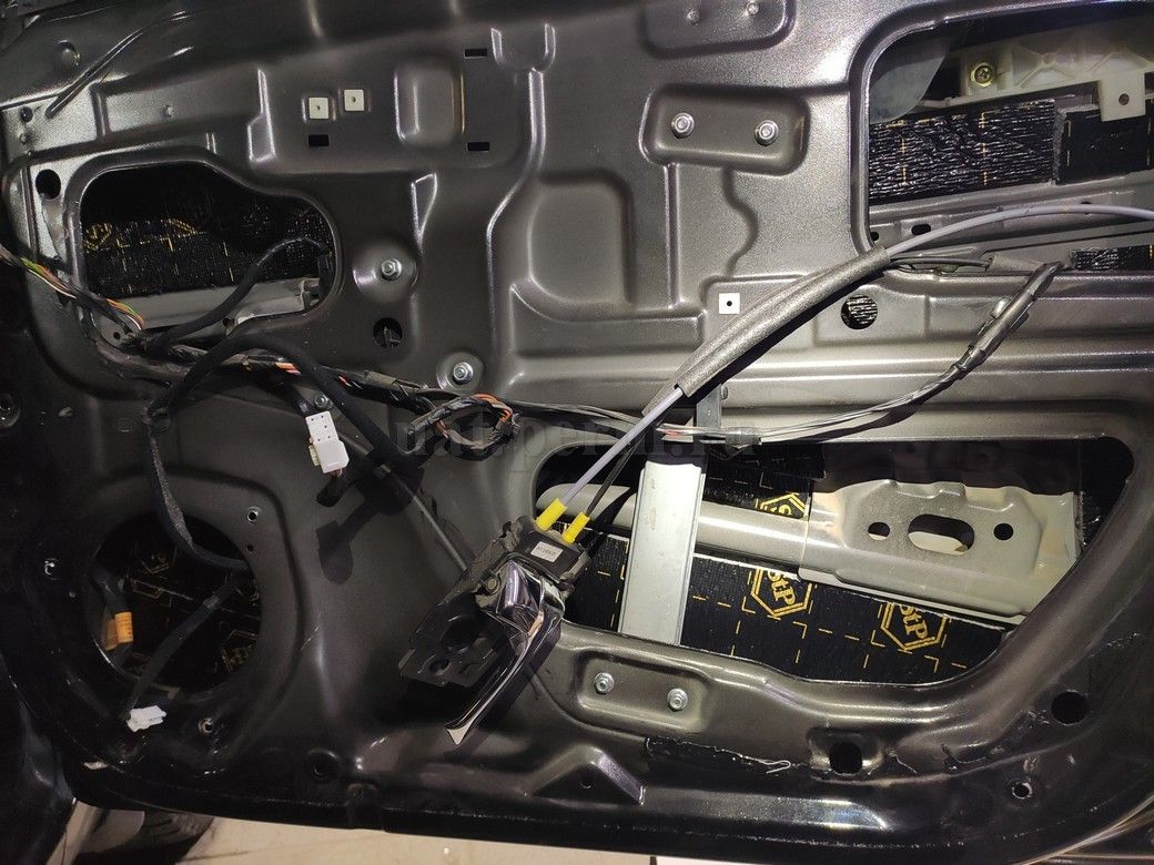 KIA RIO - шумоизоляция дверей