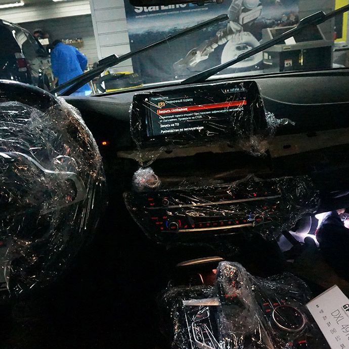 BMW 5 - Установка автосигнализации Pandora DXL 4910