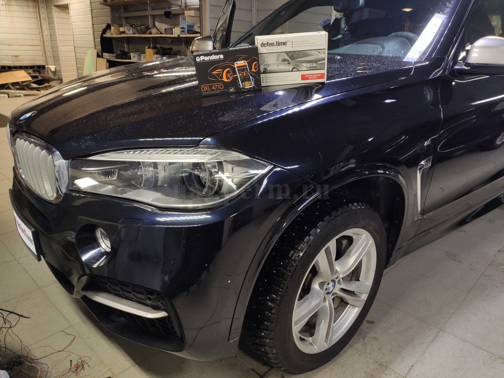 BMW X5 - Установка автосигнализации Pandora DXL 4710