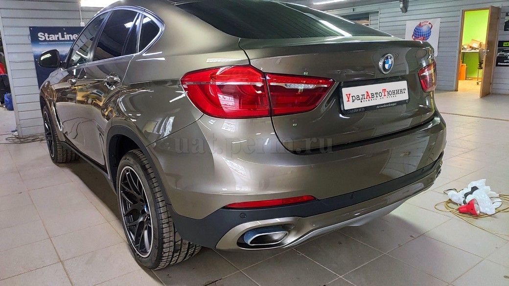 BMW X6 - установка автосигнализации Pandect X-1800L