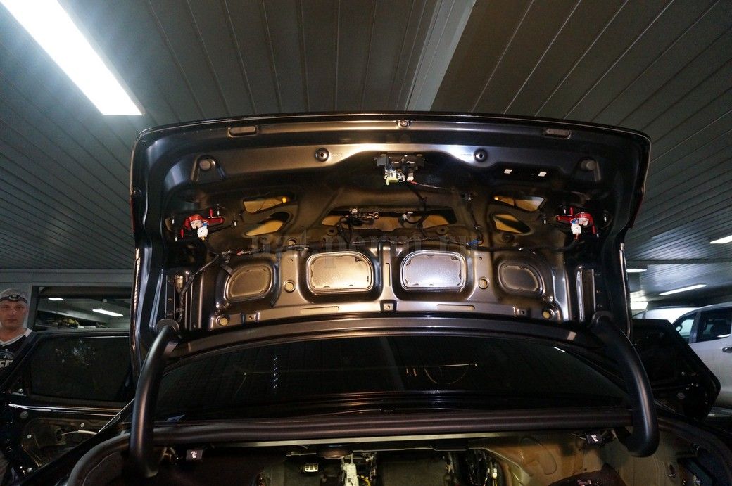 KIA Optima - шумоизоляция крышки багажника