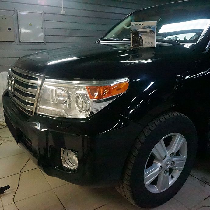 Toyota Land Cruiser 200 - Установка автосигнализации Pandora DX-91
