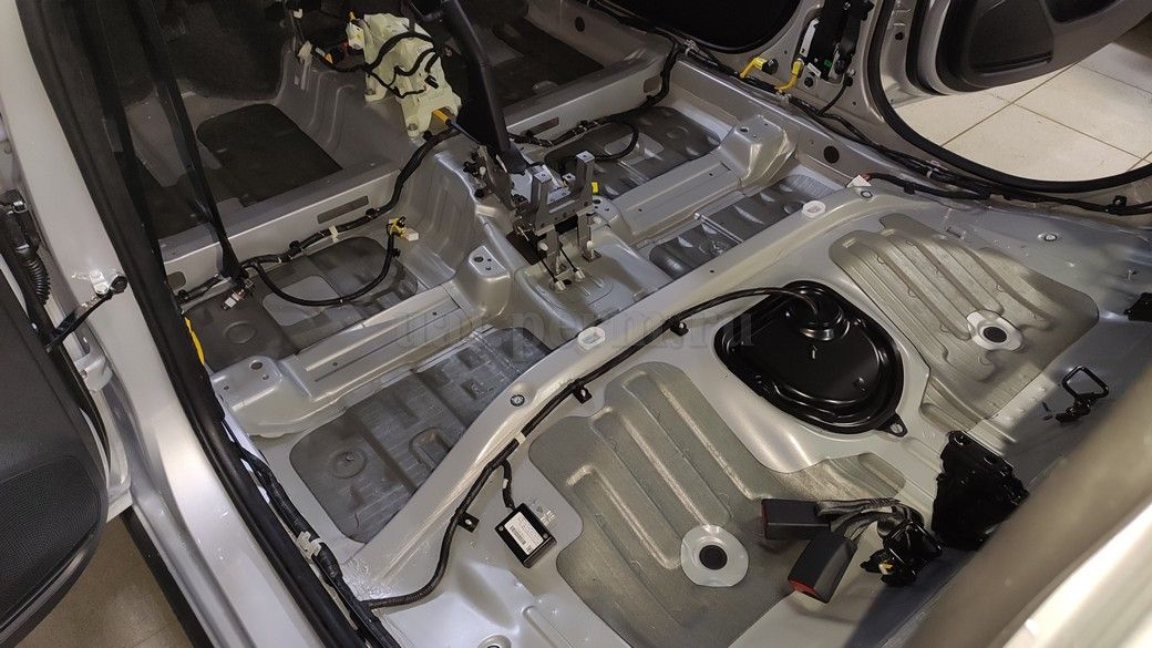 KIA RIO X - шумоизоляция пола