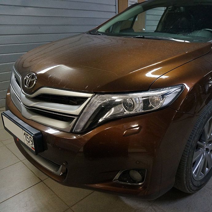 Toyota Venza - Установка автосигнализации Pandect X-1800BT