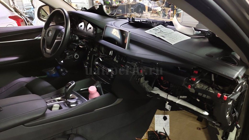 BMW X6 - установка автосигнализации Pandect X-1800L