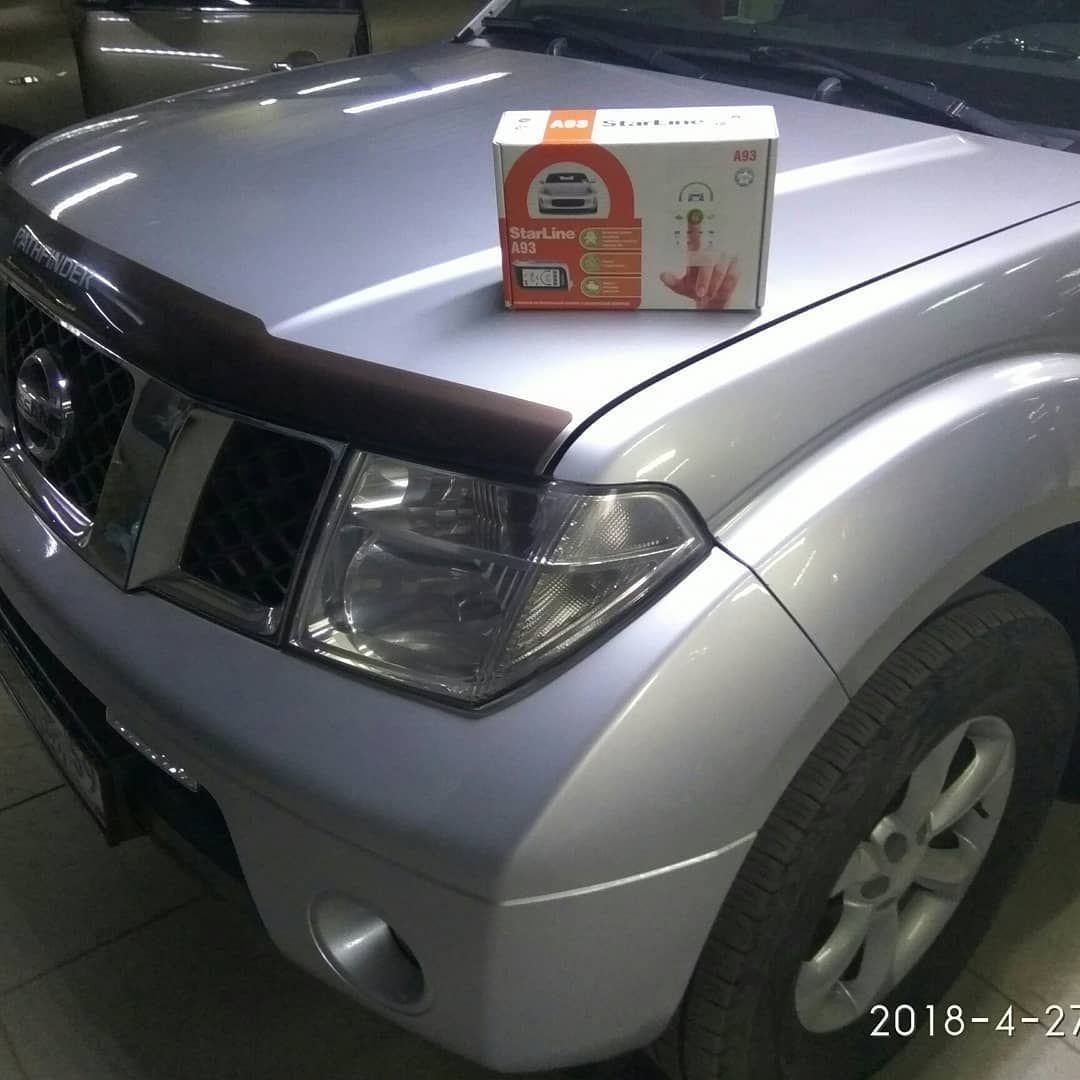 Nissan Pathfinder - Установка автосигнализации StarLine A93