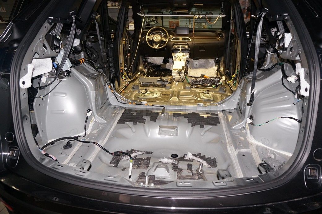 Mazda CX-9 - шумоизоляция