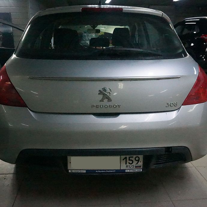 Peugeot 308 - Установка автосигнализации StarLine A93