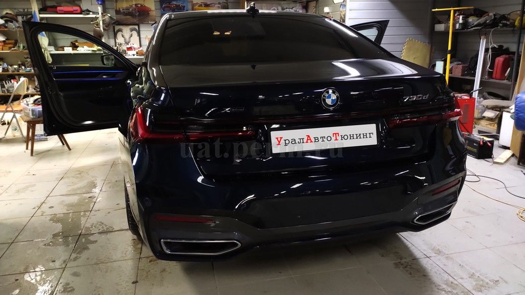 BMW 730d - установка автосигнализации Pandect X-1800BT