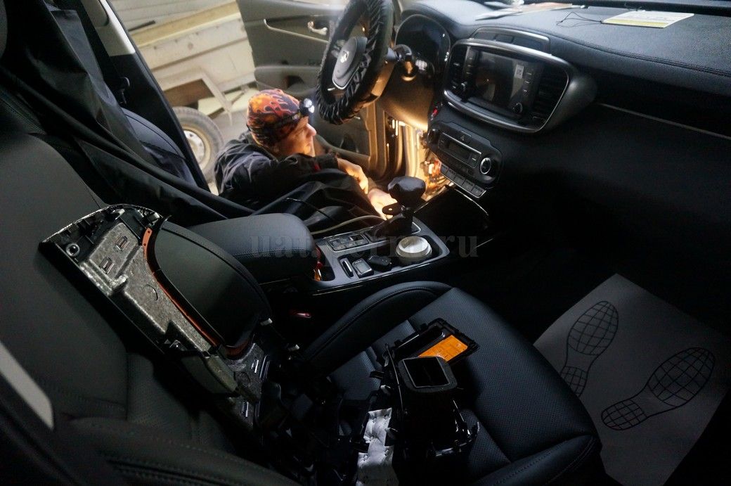 Установка автосигнализации StarLine A93 на KIA Sorento Prime