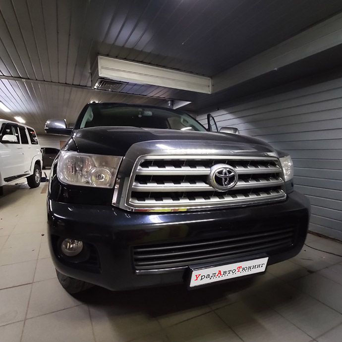Установка автосигнализации StarLine E96 на Toyota Sequoia