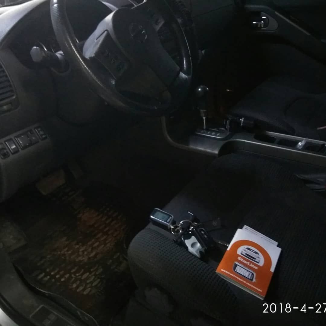 Nissan Pathfinder - Установка автосигнализации StarLine A93