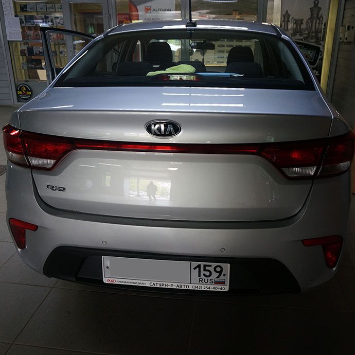 KIA Rio - Установка автосигнализации StarLine A93