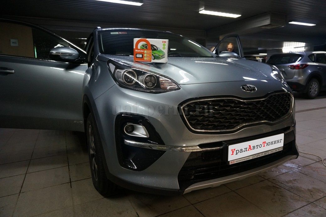 KIA Sportage - установка автосигнализации StarLine E96