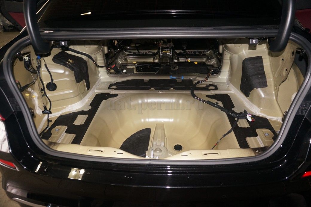 KIA Optima - шумоизоляция багажника