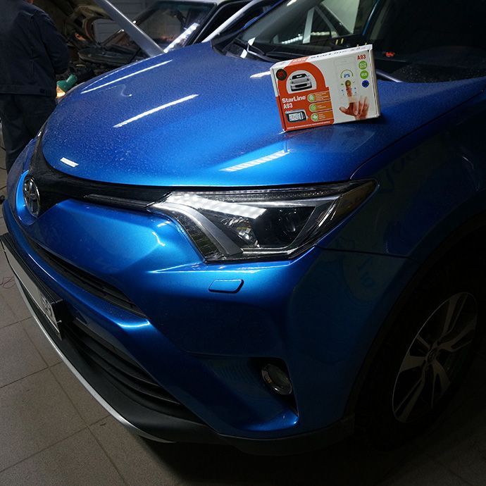 Toyota Rav4 - Установка автосигнализации StarLine A93