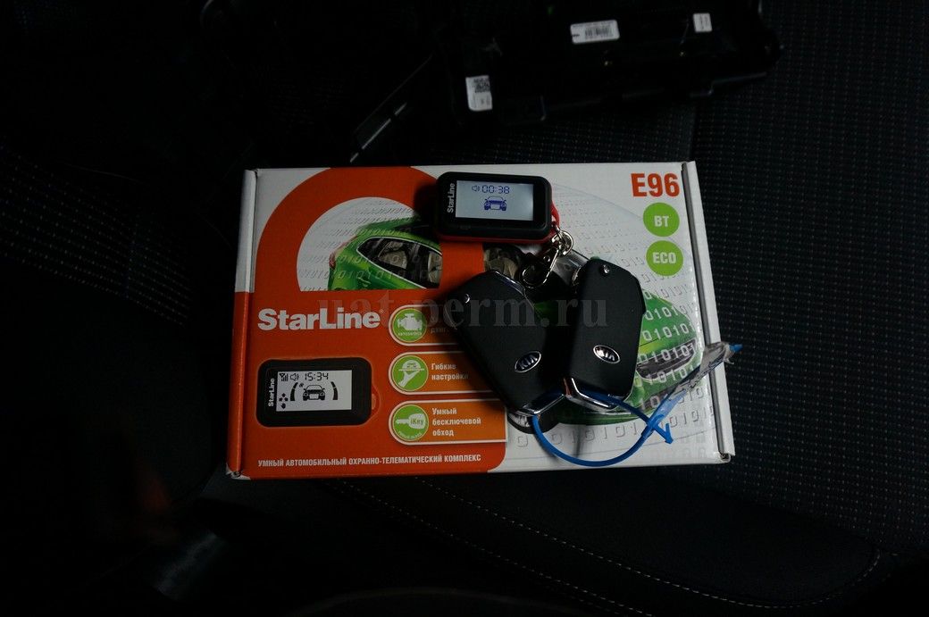 KIA Sportage - установка автосигнализации StarLine E96
