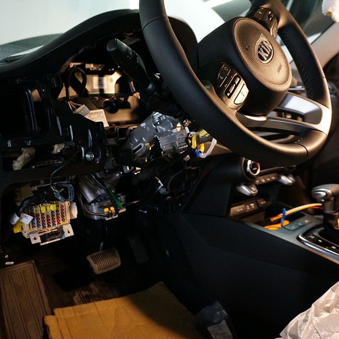 Kia Rio X-Line - Установка автосигнализации StarLine A93