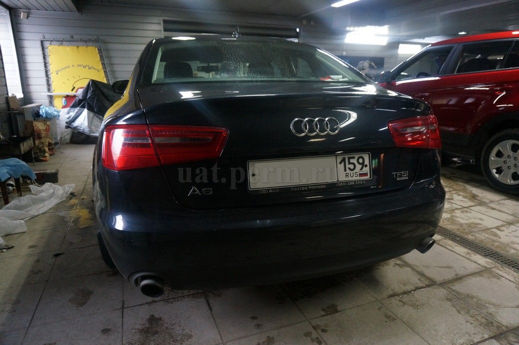 Audi A6 - установка автосигнализации Pandect X-1800BT