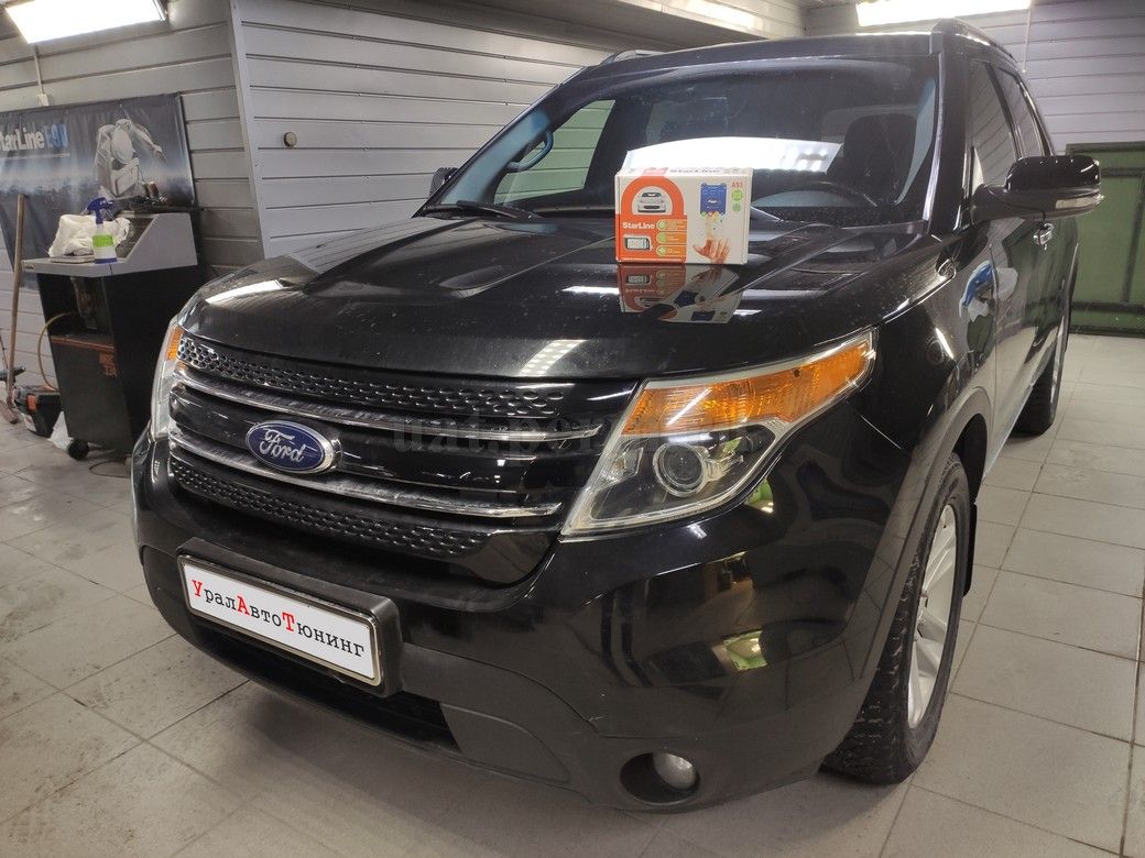 Ford Explorer - установка автосигнализации StarLine A93
