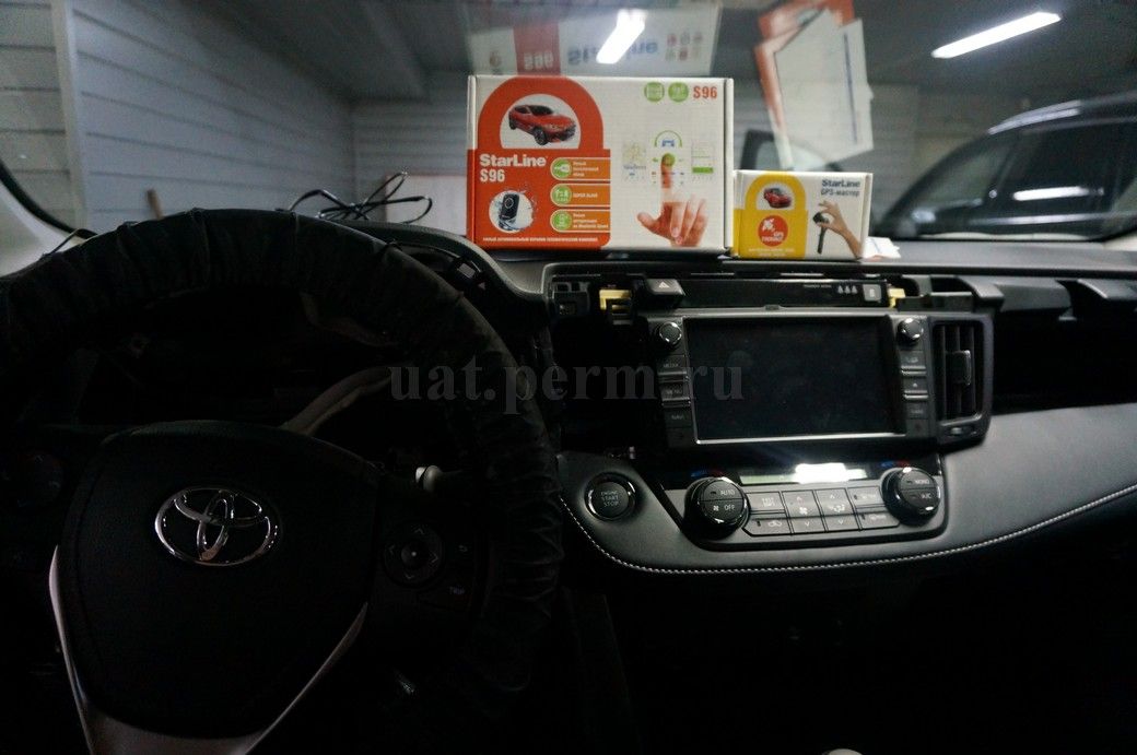 Toyota Rav-4 - установка автосигнализации StarLine S96