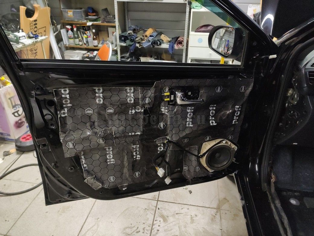 KIA RIO - шумоизоляция дверей